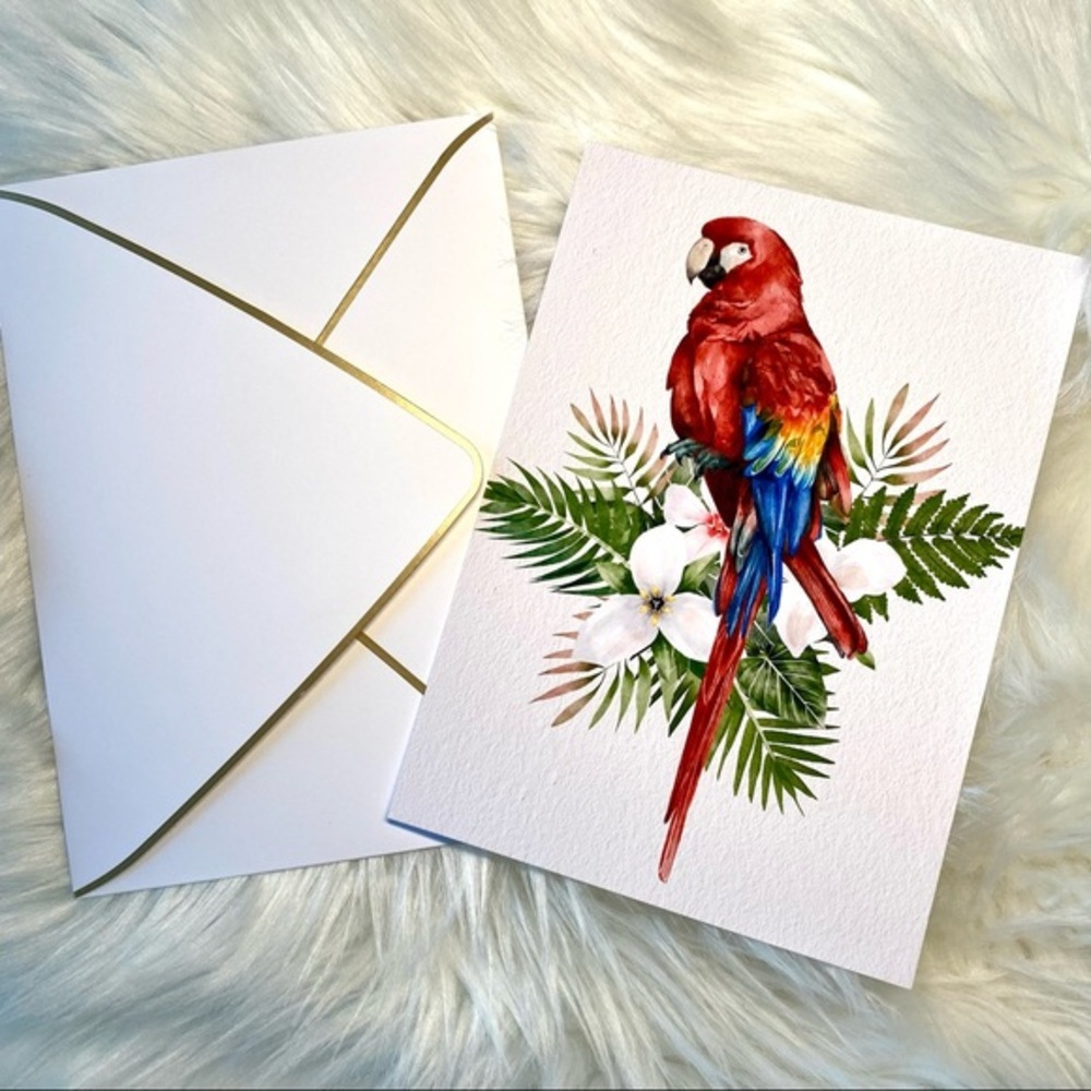 Set of Five “Amazonia Series” Elegant Greeting Cards & Luxury Envelopes - Picture 4 of 15
